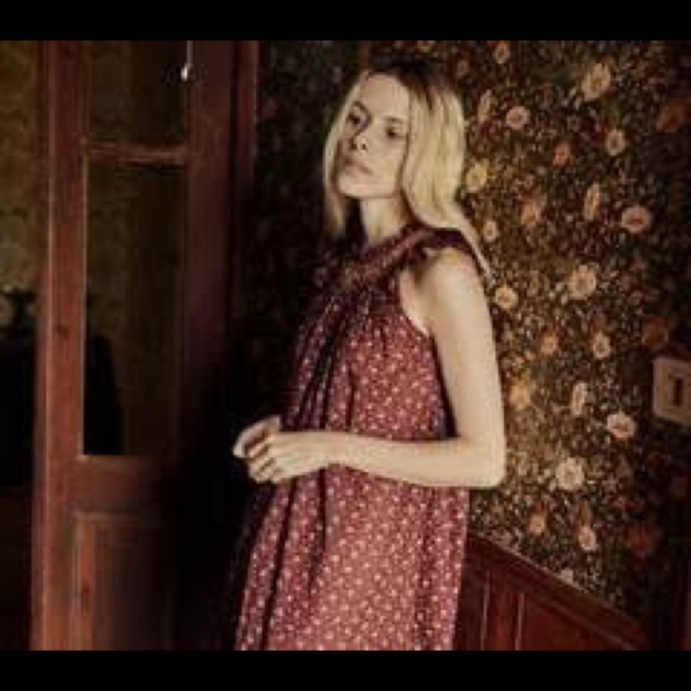 ISO Doen Lovisa in Brown windswept floral